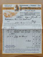 Antike Rechnung Suter, Moser & Cie Seifenfabrik zum Steinhof