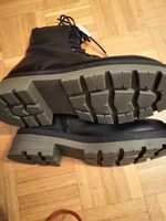 bottines cuir noirs
