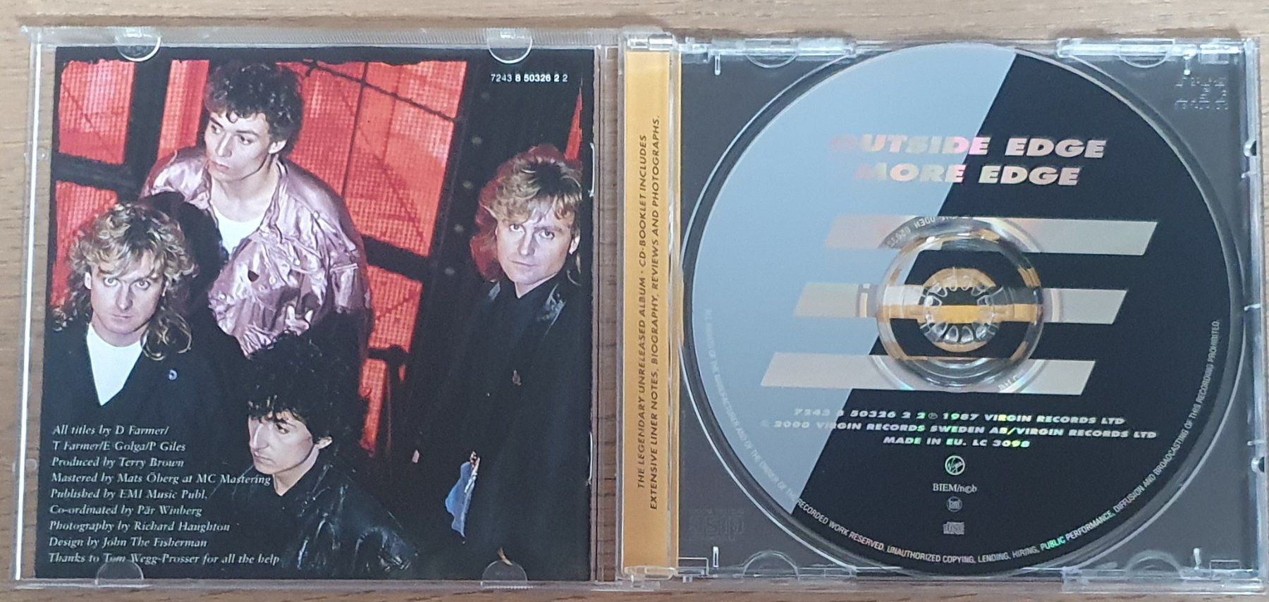 CD: Outside Edge – More Edge Hard Rock / AOR – Usato da Gingins venduto da Demonseed 1