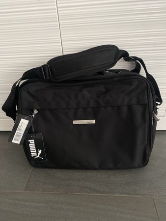 Sacoche ordinateur Puma noir avec bandoulière neuf