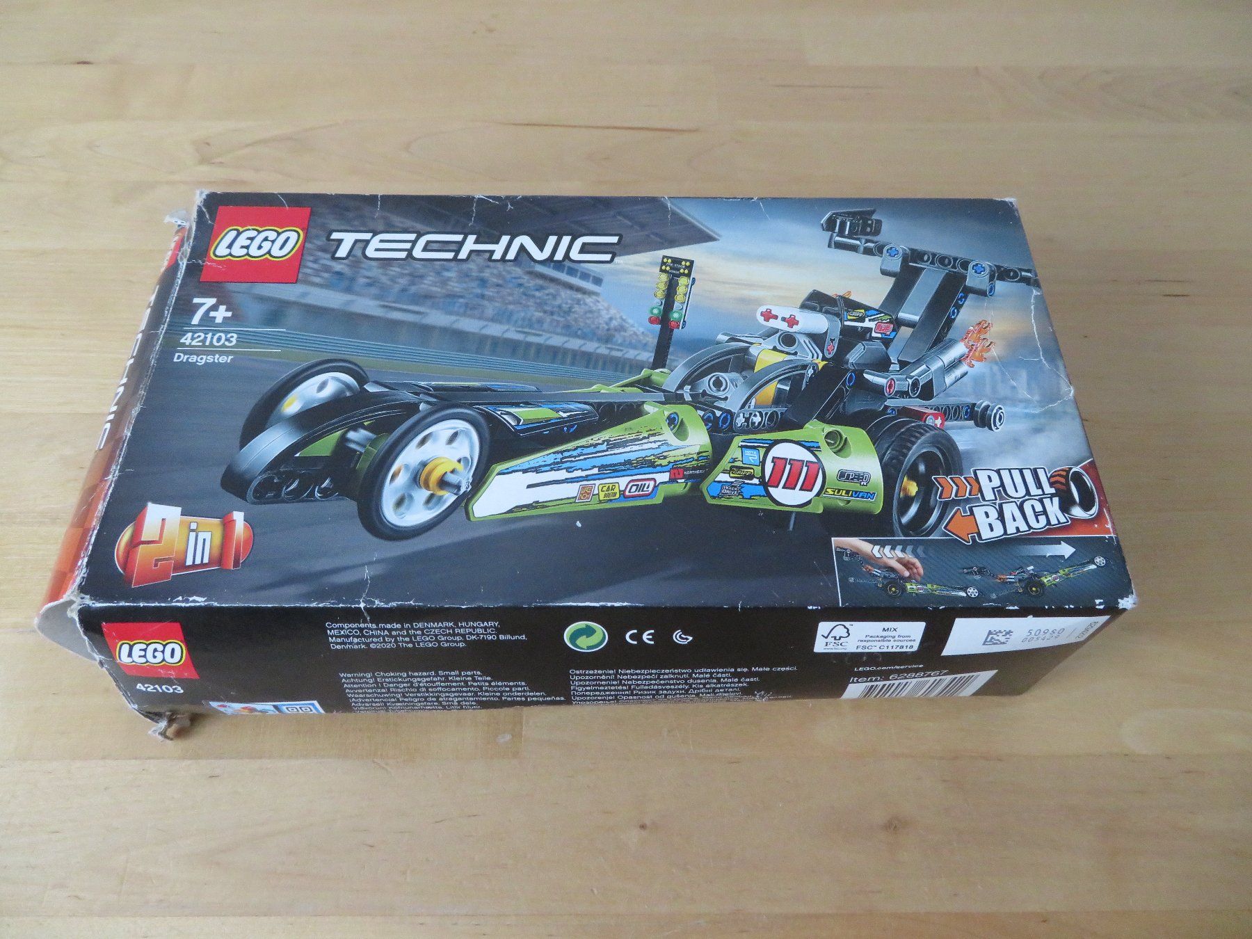 Lego Giocattoli: LEGO Technik 42103 Dragster – Usato da Zürich venduto da piroma
