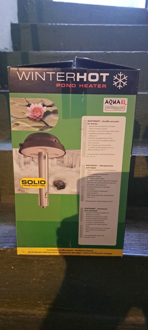 Altro in Utensili da giardino: Aquael Winterhot Teichheizer Edelstahl neu – Usato da Zürich venduto da Heute99 1
