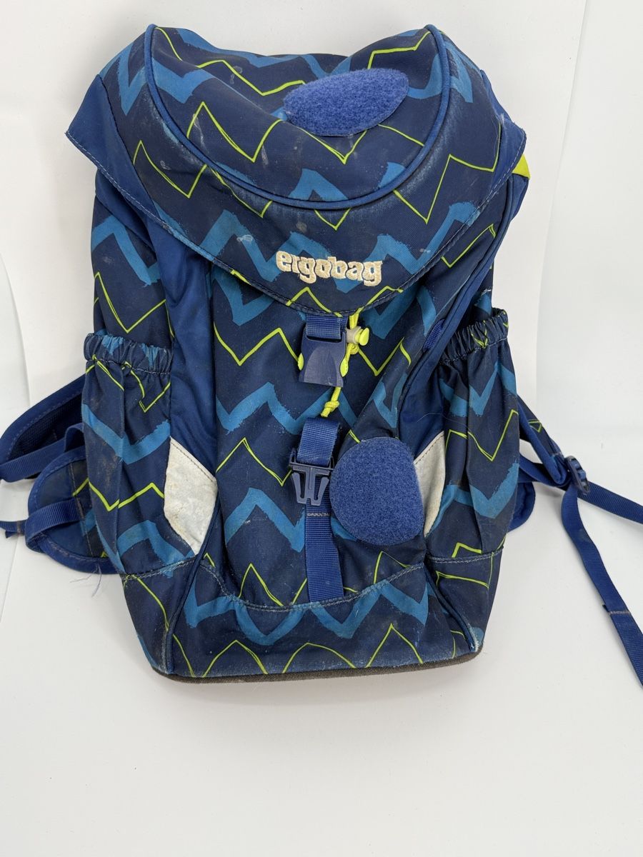 Ergobag Borse & Zaini: Schulrucksack Ergobag blau gemustert  – Usato da Auenstein venduto da moin.