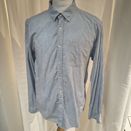 Hemd EDC by Esprit gestreift blau weiss Grösse XL