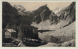 AI 15 Seealpsee Altmann Säntis 1932 o «J.B.Dörig. Seealpsee»