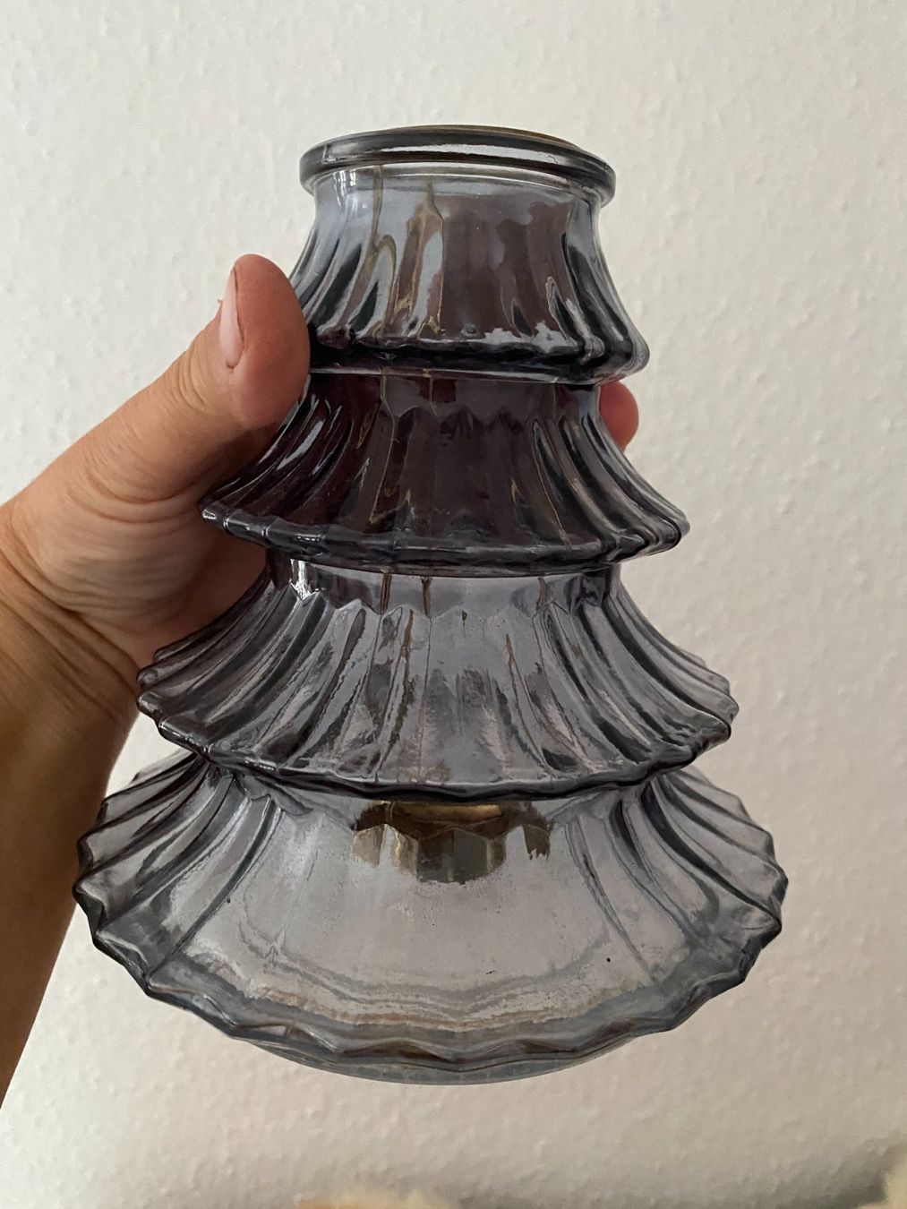 Tutte le decorazioni: Glastannenbaum mit Kerzenhalterung herausnehmbar – Nuovo (secondo la descrizione) da Stetten SH venduto da bijoux18 3