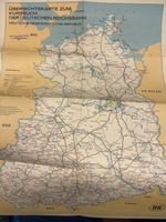 Uebersichtskarte Kursbuch Deutsche Reichsbahn DDR 1987