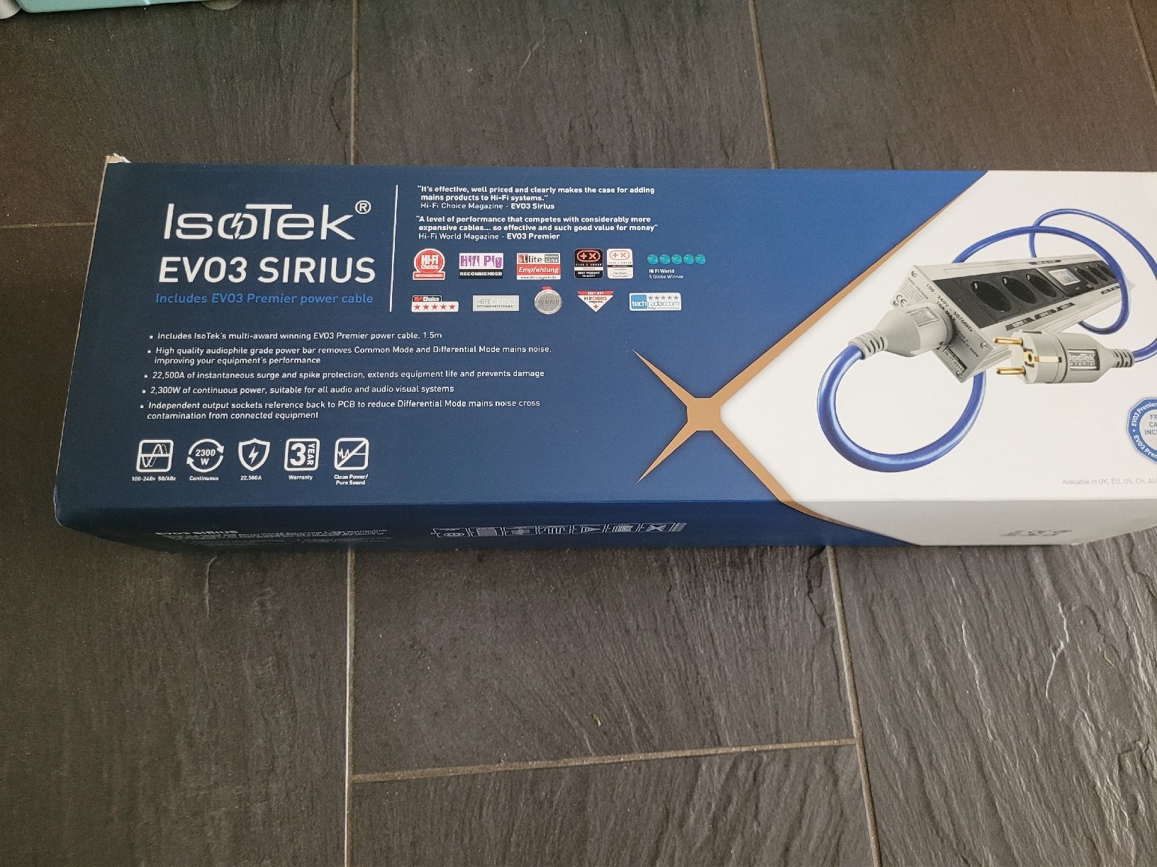 Isotek Cavi: Isotek EVO3 Sirius Stromleiste – Usato da Würenlos venduto da Casa83 1