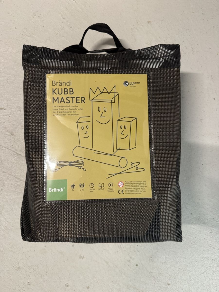 Brändi Spiele: Brändi KUBB MASTER Spiel  – Neu und originalverpackt aus Dürnten von man_98rc