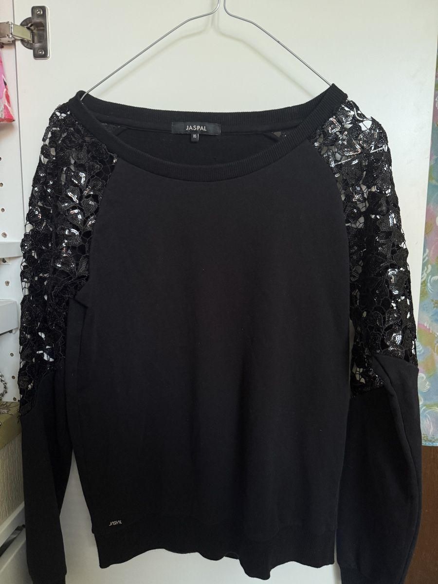 Maglioni & Felpe: Jaspal Pullover, schwarz, Gr. XS, Spitzeärmel, Top Zustand! – Usato da Niederglatt ZH venduto da neunzehn82 2