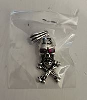 925 silber totenkopf anhänger
