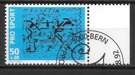 W73 Pro Sport ET Halbmondstempel Bern 25.8.1992