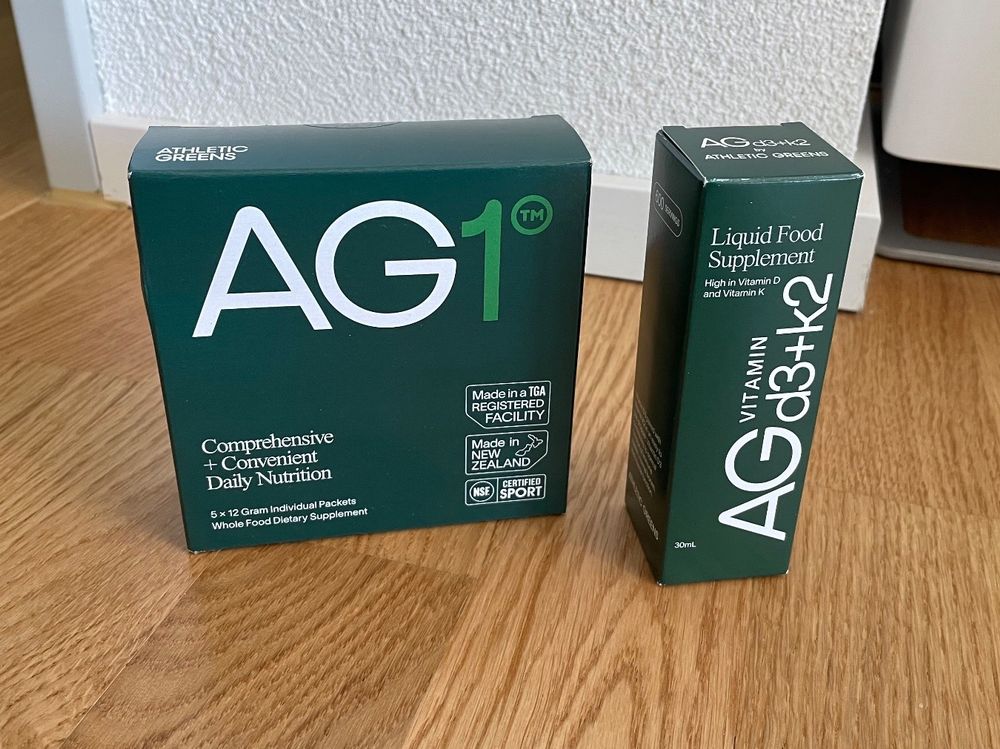 Athletic Greens AG1 Travelpacks & Vitamin D3+K2 Tropfen Kaufen auf