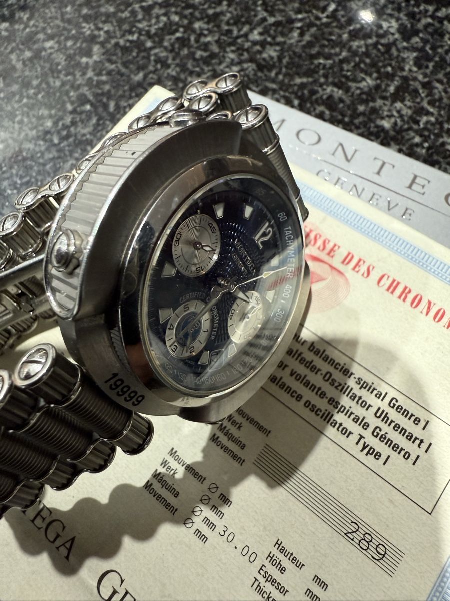 Montegrappa Orologi: Montre Montega Geneve Chronometer Limited Edition – Usato da Widnau venduto da RetoW01 4