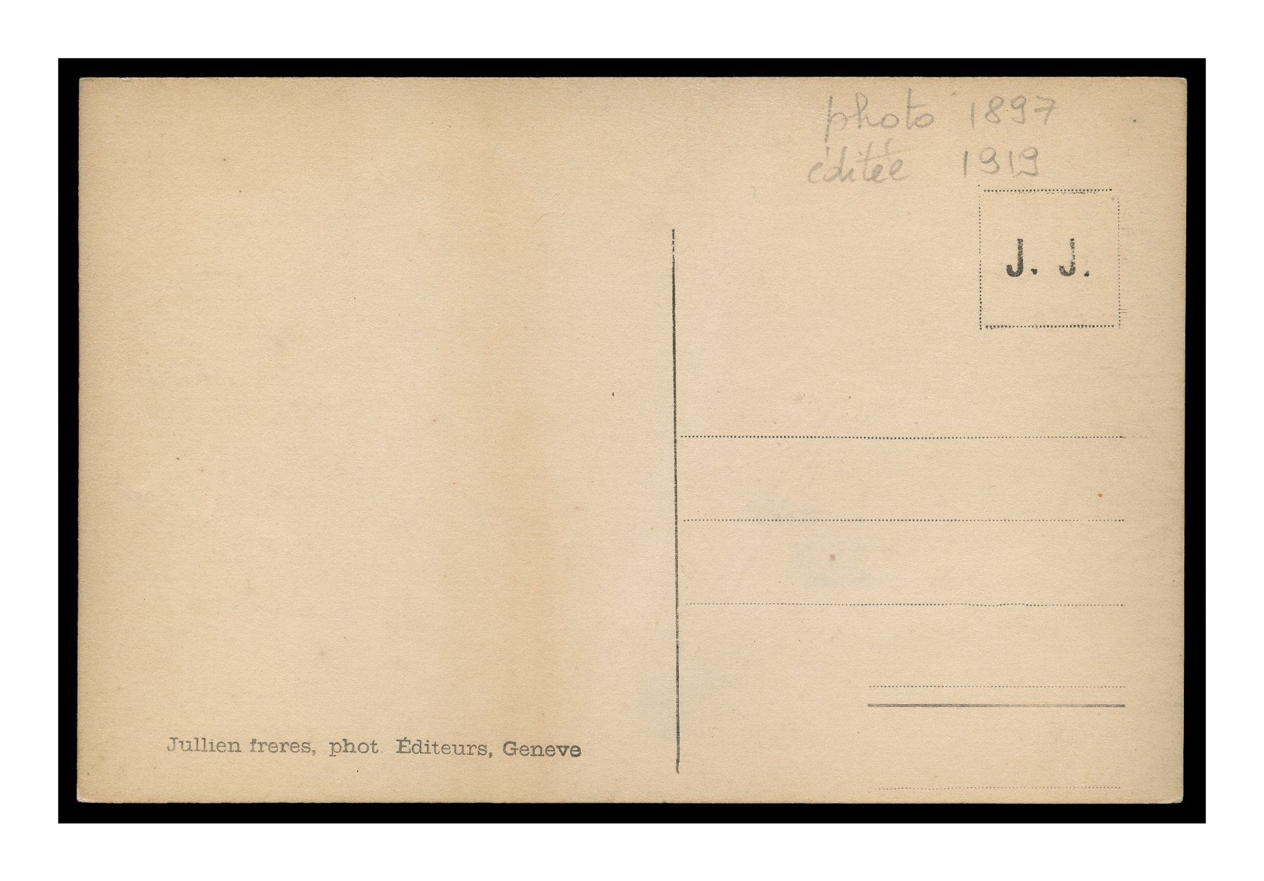 Cartoline postali: GLION - 1897 "Vue Générale et la Dent du Midi" – Usato da Onex venduto da gonsla01 1