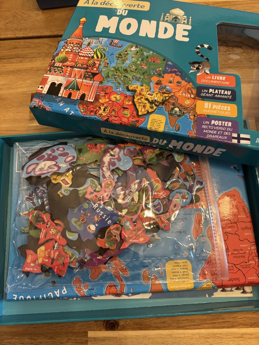 Jeux: Puzzle Magnétique "A la découverte du Monde" 🗺️ – Neuf (Voir description) à Killwangen par ame_ffd8 1