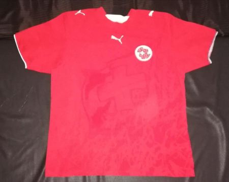 Jersey Puma NATI Schweiz Suisse Football Vintage Size L