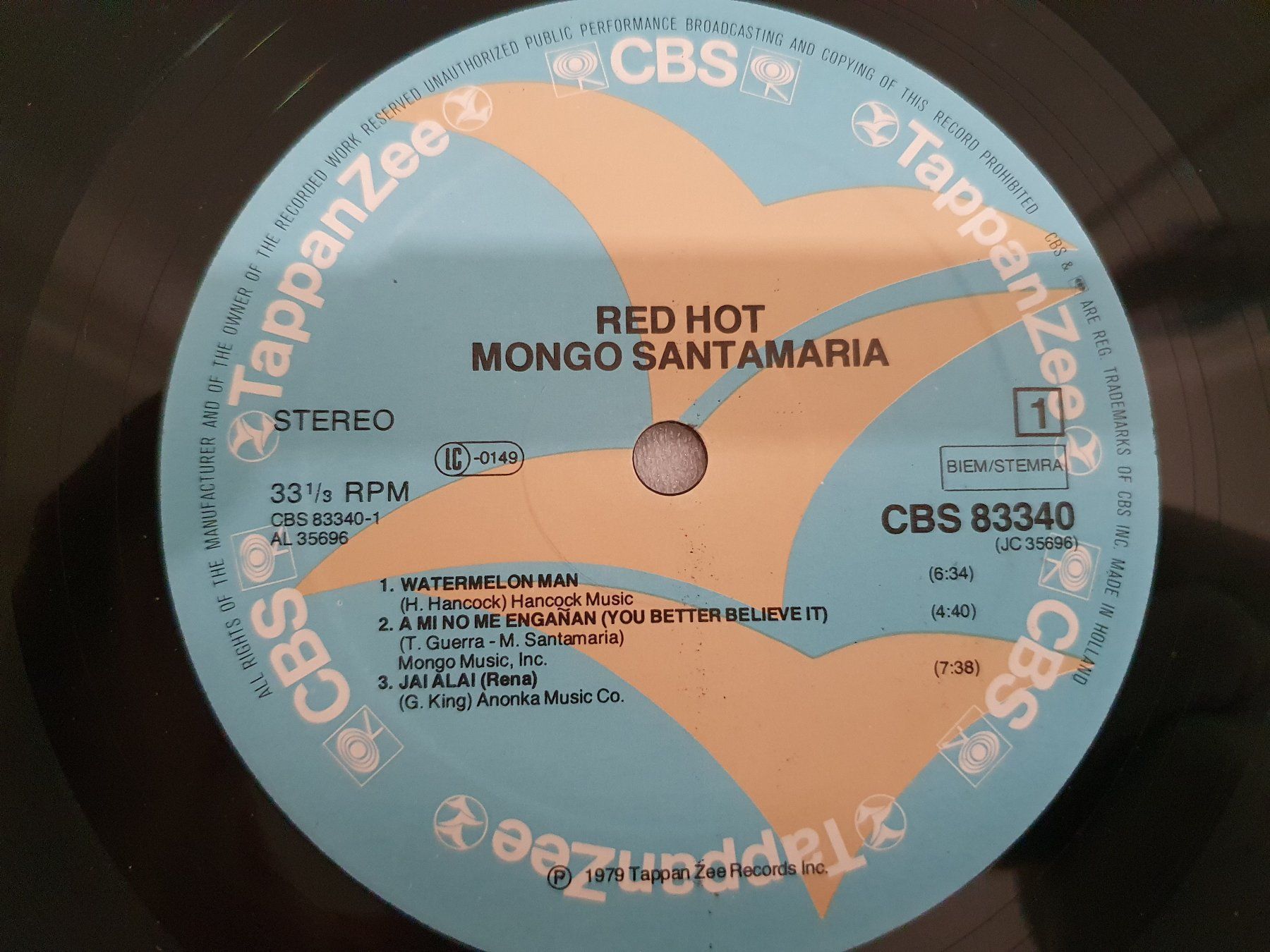 Dischi in vinile: Mongo Santamaria - Red Hot – Usato da Uster venduto da Vinyl-Leidenschaft 5