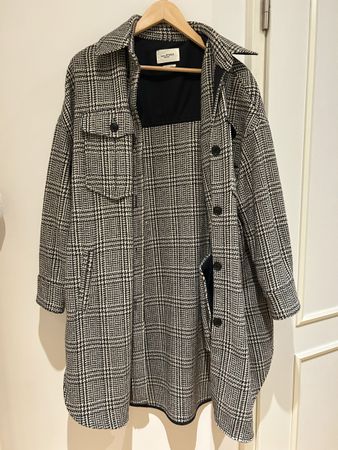 Manteau chemise Isabel Marant Étoile, carreaux, taille 36