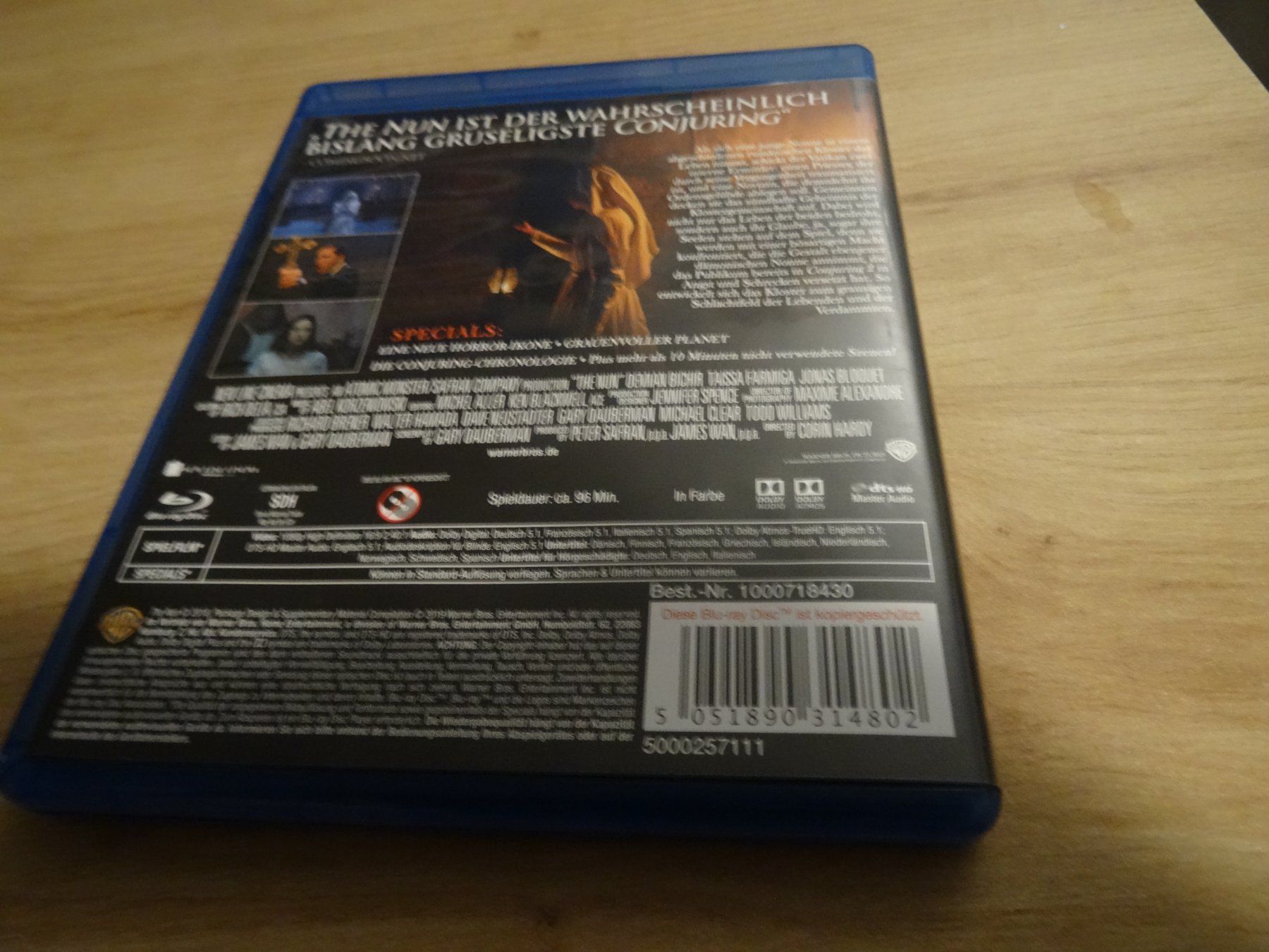 Tous les DVDs: The Nun BLU-RAY – D'occasion à Olten par Disc-Verkauf 2