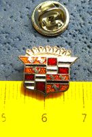 CADILLAC AUTO LOGO SCHMUCK-PIN ENAMEL SILBRIG KLEIN-FEINEDEL