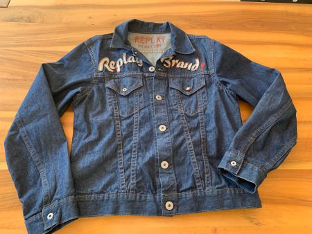Lässige original REPLAY Jeansjacke Grösse L