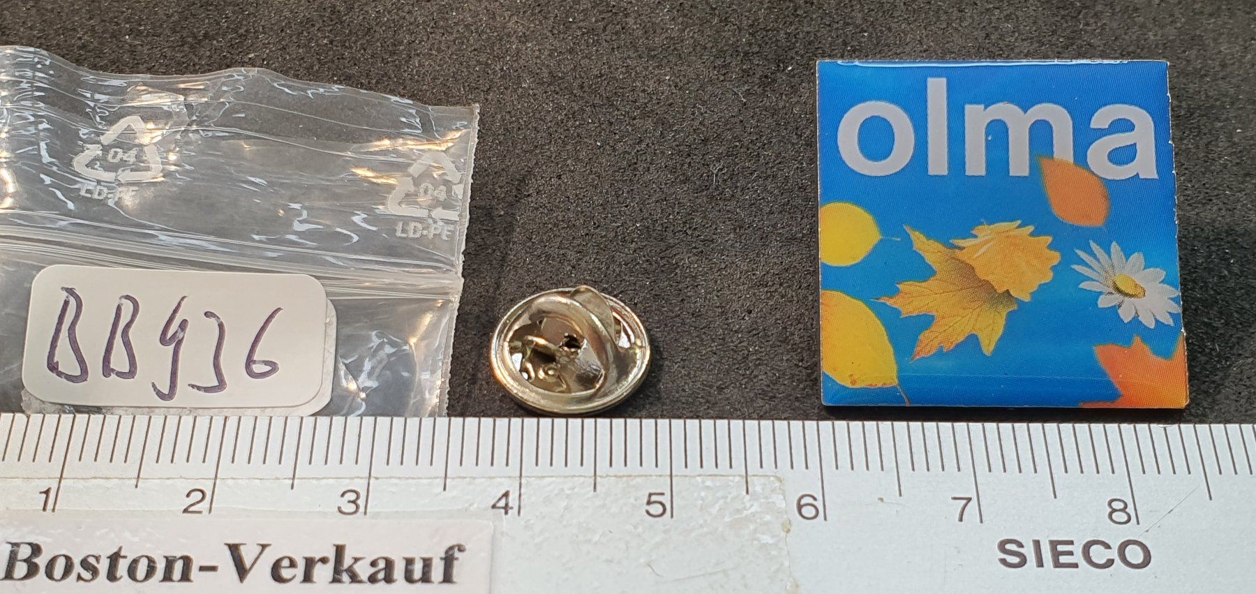 Placchette & Badge: BB936 - Pin OLMA St. Gallen – Usato da Reinach BL venduto da Boston-Verkauf 1