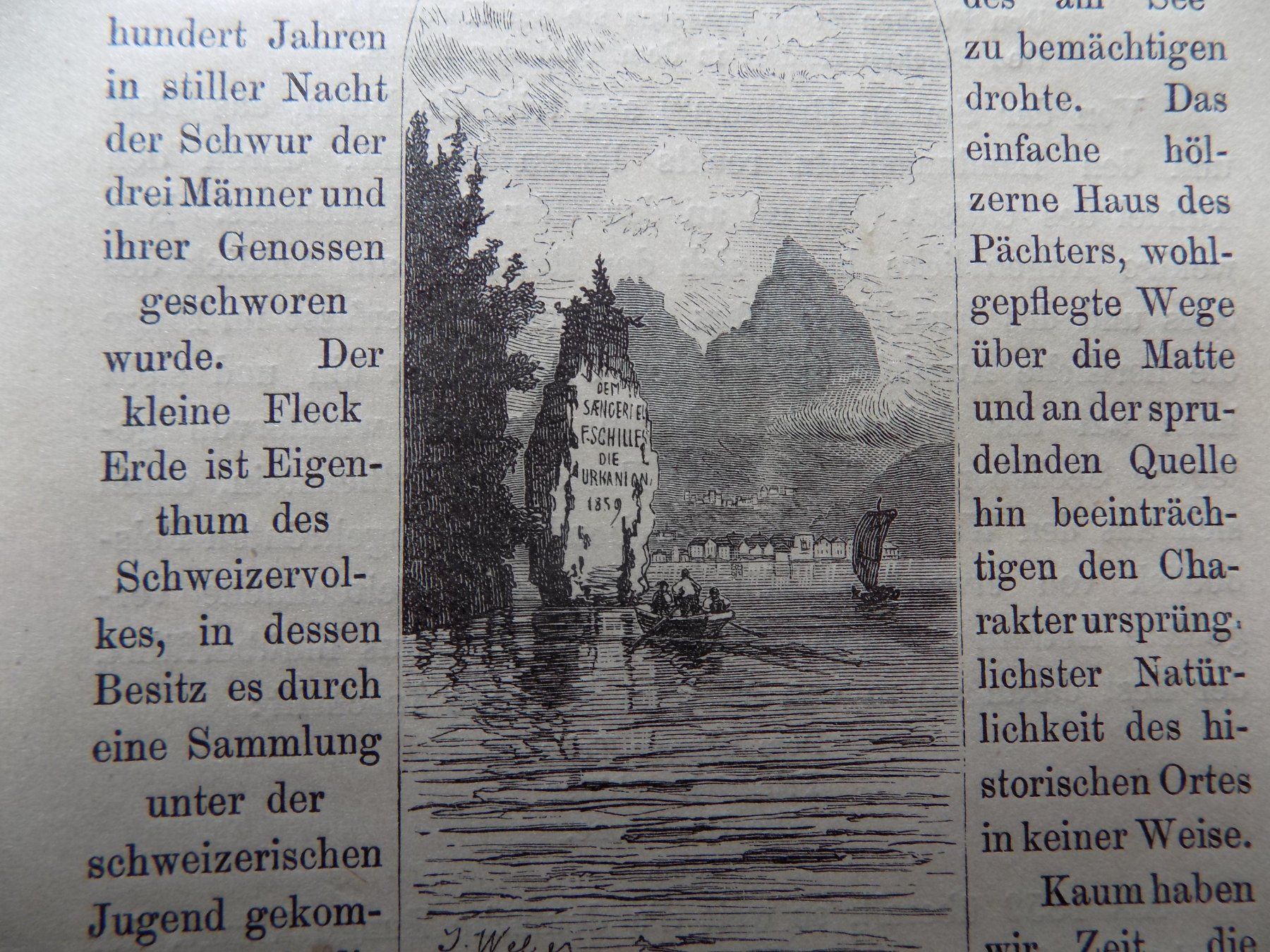 Incisioni: Der Schillerstein Xylographie – Usato da Risch venduto da Antikfee 5