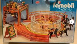 Playmobil 3194 oranger Zirkus mit Musikern Löwen Pferden