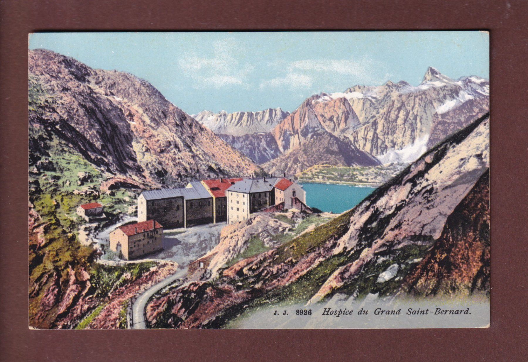 Cartoline postali: Hospice du GRAND-SAINT-BERNARD – Usato da Pully venduto da nicecards