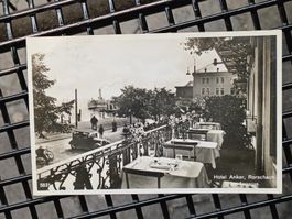 Echt Photo Karte / Rorschach - Hotel Anker Der Terrasse 1933