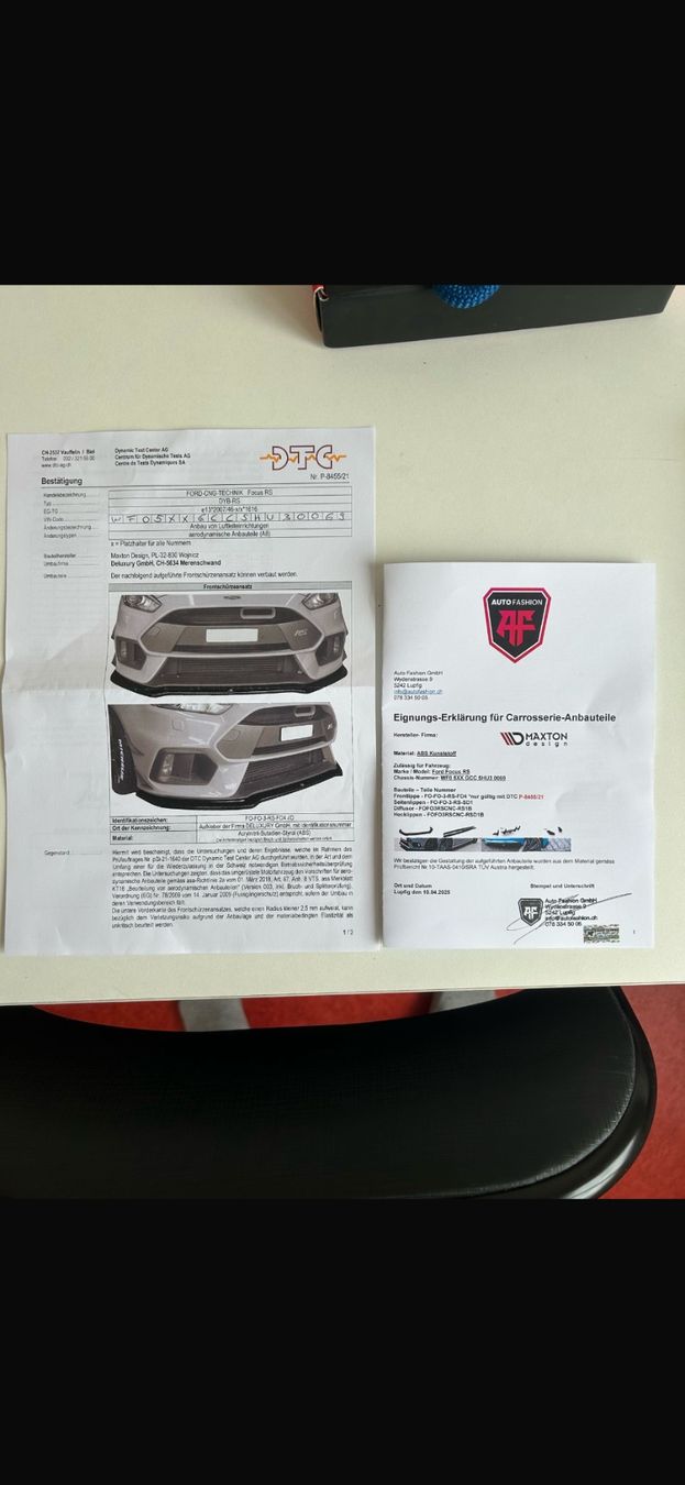 Ford Tutti pezzi di ricambio auto: Kit Maxton Ford focus rs mk3 – Nuovo e nell'imballaggio originale da Lausanne venduto da euphoman 9