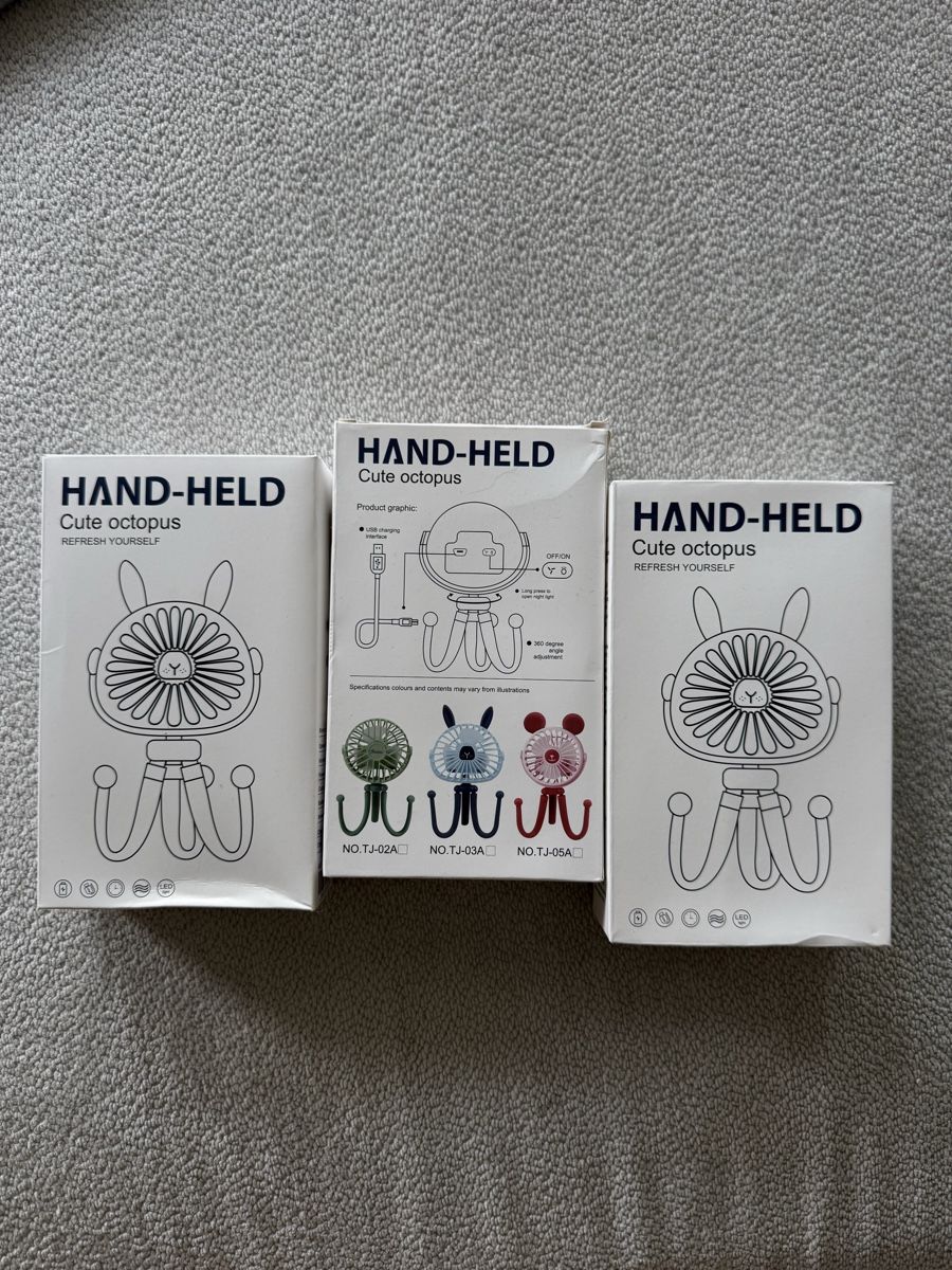 Ventilateurs: Handventilator Octopus neu 3er Set – Neuf avec emballage d'origine à Zürich par Painter17