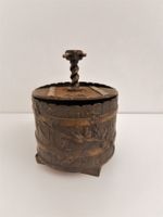 Antike Dose Deko-Traubenpresse, Bronze