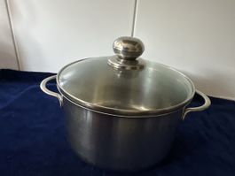 Kochtopf Sigg Edelstahl mit Deckel 20cm gebraucht