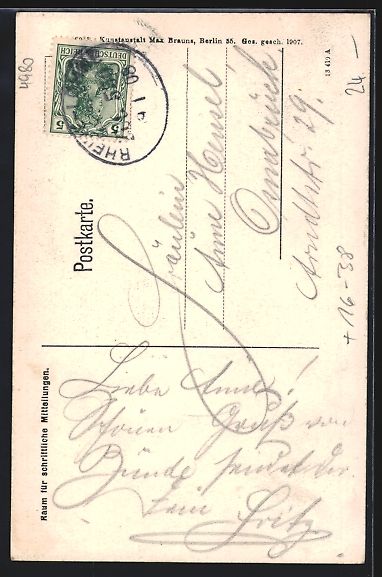 Cartoline postali: Grusskarten-AK Bünde i. W., Gartenstras – Usato da Berlin venduto da bartko-reher 1