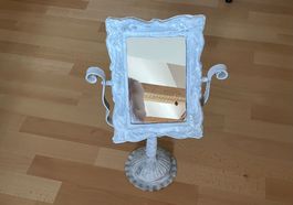 Romantischer Vintage Spiegel Shabby Chic Stil, Weiss