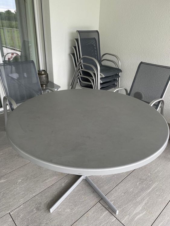 Luxus Gartentisch Rund Dnisches Bettenlager Bild