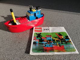 RAR LEGO # 310 Fischer Schiff  von 1973+Anleitung