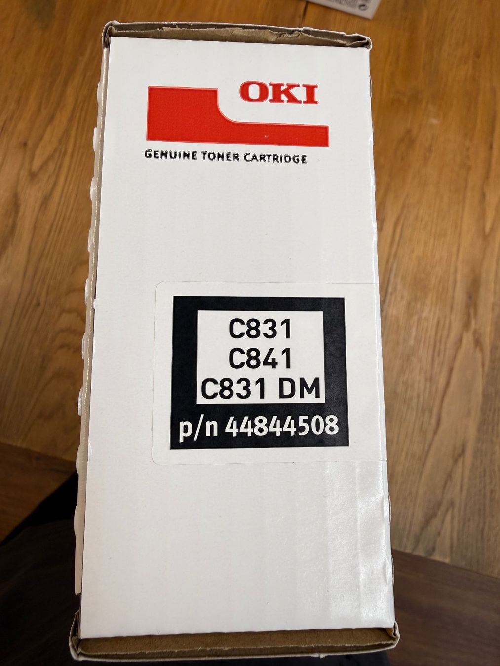 Oki Druckerpatronen & Toner: Oki Toner Schwarz p/n 44844508 C831/C841 – Neu und originalverpackt aus Wil SG von gianon 1
