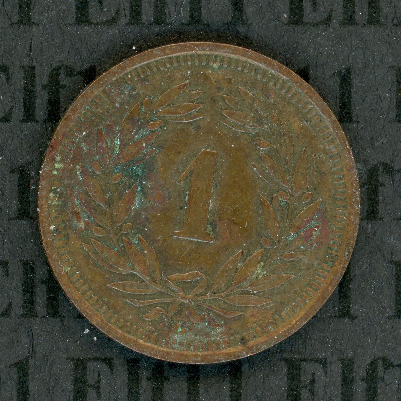 Tutti le monete: CHF___0.01 1934 ss+ 1 Rappen – Usato da Widnau venduto da Elf11 1