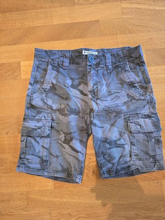 Hancock Cargo Shorts Gr. S Blau Camouflage – Sommer