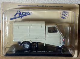 Piaggio Ape Car Furgone 1972 Italeri Hachette 1/32