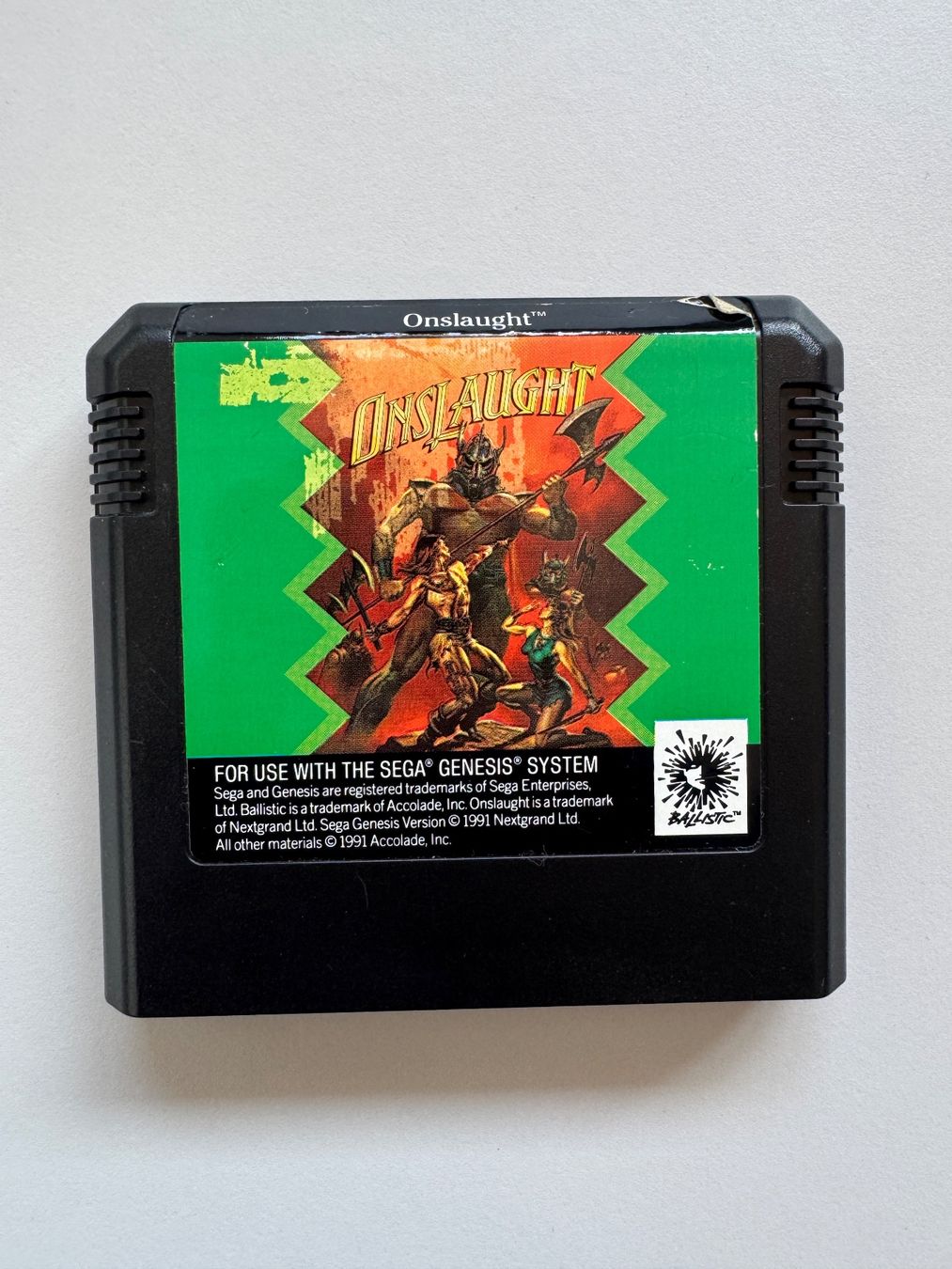 Sega Spiele: Sega Megadrive Genesis US Onslaught 1991 – Gebraucht aus Neuchâtel von _Easy_to_Find_