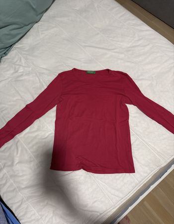 Rosa Langarmshirt von United Colors of Benetton