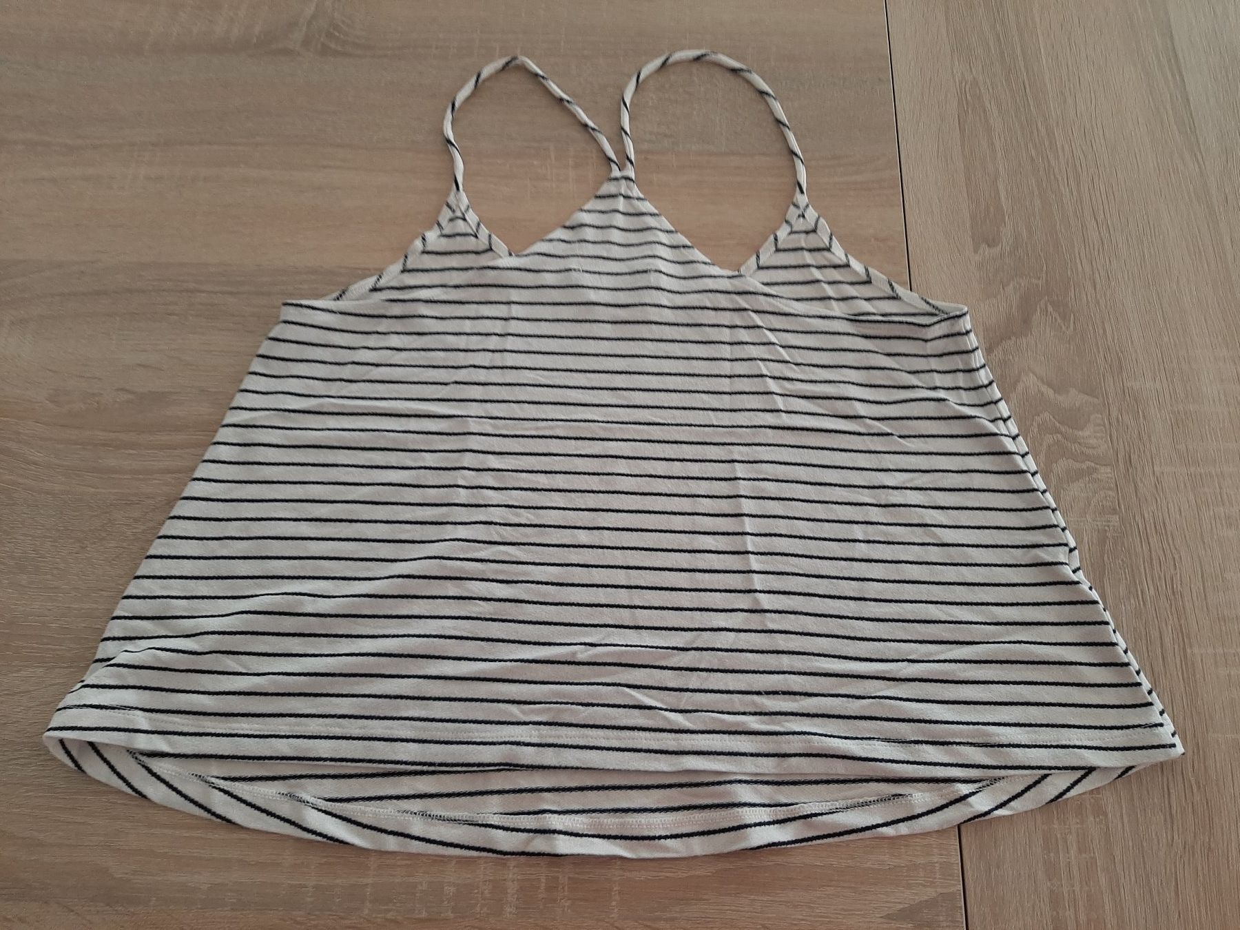 Mango Top: Top gestreift weiss / schwarz Gr. S – Usato da Menziken venduto da Rien1 3