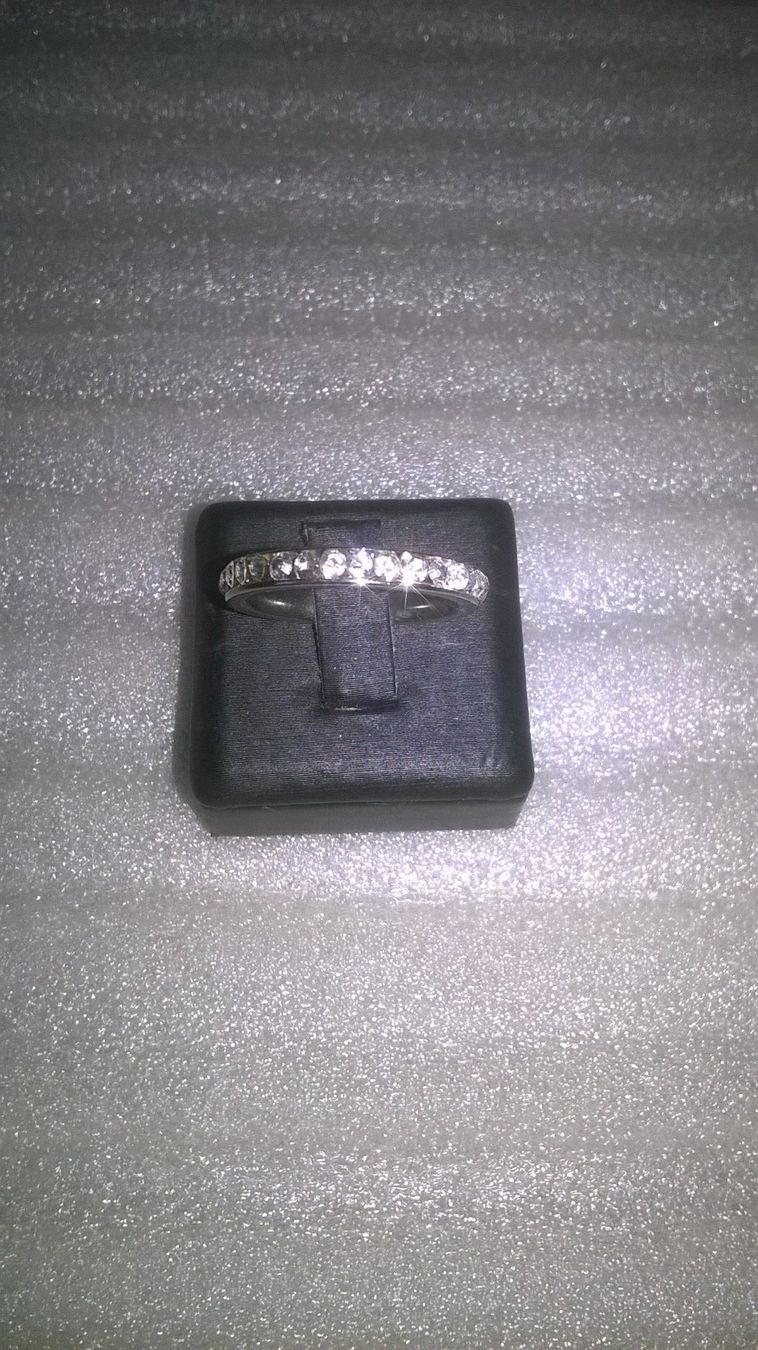 Anelli: RING EDELSTHAL,,MIT ECHT KRISTALL,,GLANZIG – Nuovo (secondo la descrizione) da Basel venduto da bijoutrie_4
