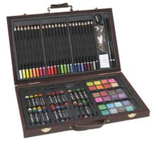 Malset Pastellkreide Aquarellfarbe 78tlg