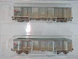 Liliput 240130 SBB Hochbordwagen Eanos 2-teili. Set gealtert
