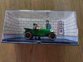 Tintin Modellauto Schulze und Schultze,grüner Citroen in Box